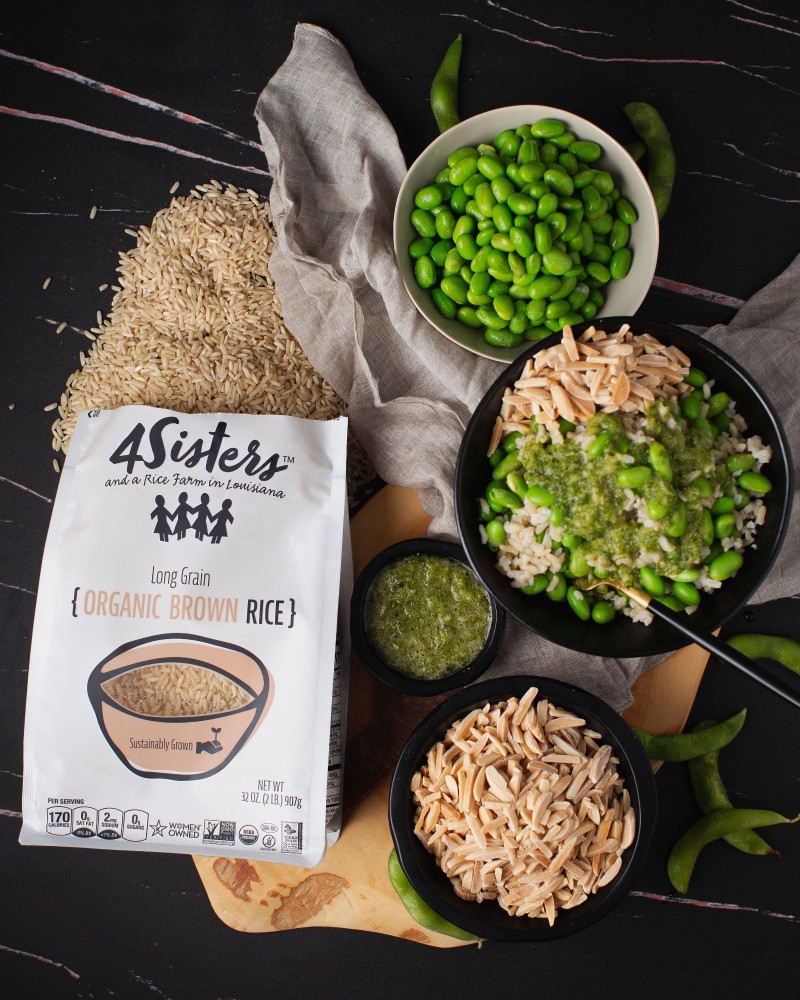 slide 5 of 5, 4Sisters Organic Long Grain Brown Rice, 2 lb