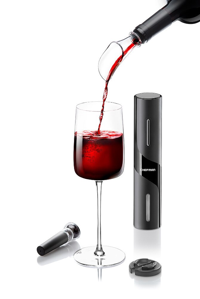 slide 4 of 4, Chefman Battery Powered Wine Opener, 4 ct