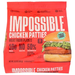 Impossible Chicken Patties Made From Plants
