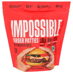 Impossible Burger Patties Made From Plants