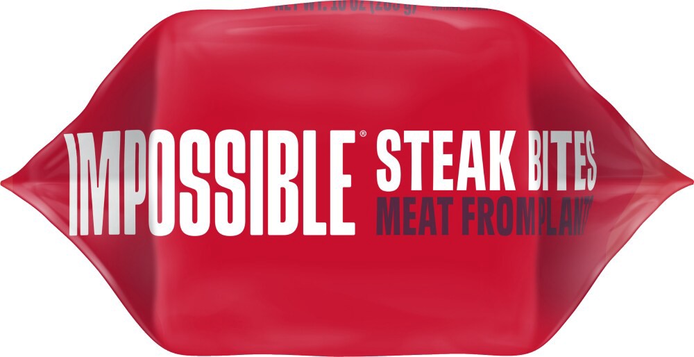 slide 2 of 3, ImpossibleTM Steak Bites Meat From Plants, Frozen, Fully Cooked, 10 oz, 10 oz