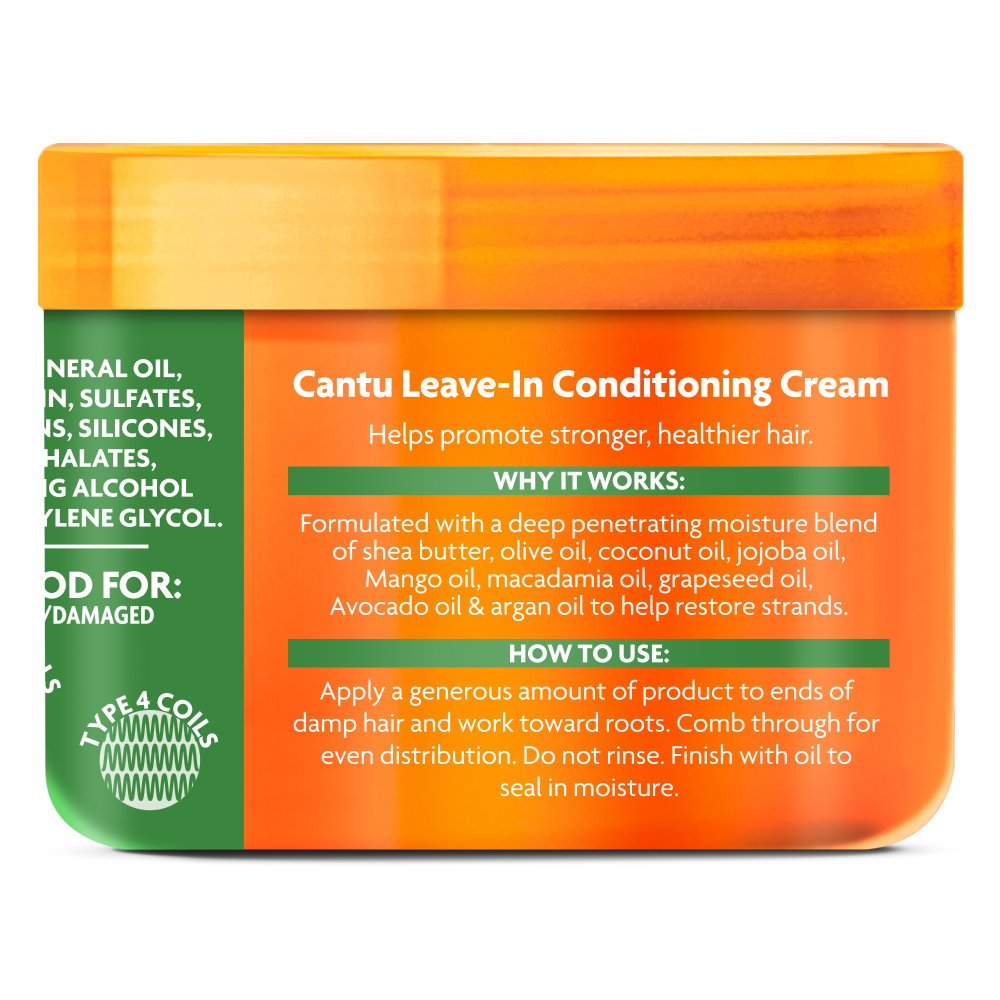 slide 5 of 5, Cantu Repair Cream Natural Leave In, 12 oz