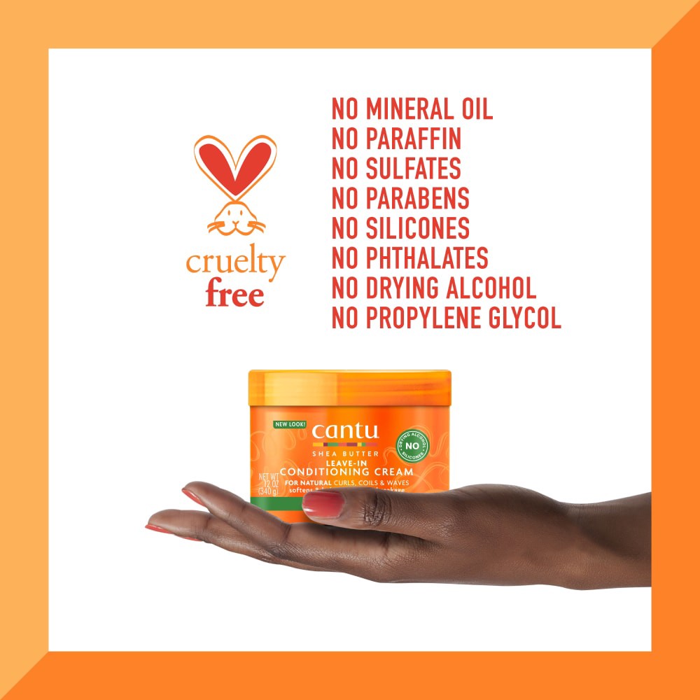 slide 4 of 5, Cantu Repair Cream Natural Leave In, 12 oz