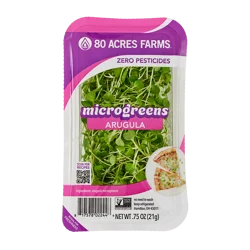80 Acres Farms® Arugula Microgreens, 0.75 oz