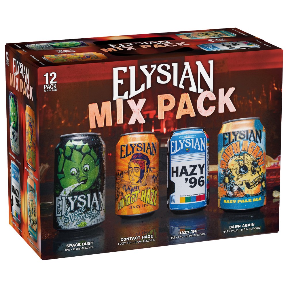 slide 2 of 3, ELYSIAN Mix Pack, 12 Pack 12 fl. oz. Cans, 8.2% ABV, 144 fl oz