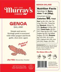 Murray's Cheese Genoa Salami, 6 oz