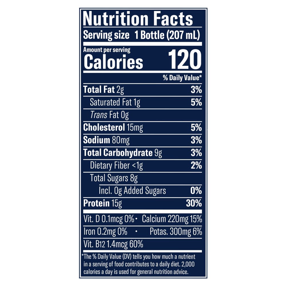 slide 5 of 6, Chobani 15g Strawberry and Cream Greek Yogurt Drink - 7 fl oz, 7 fl oz