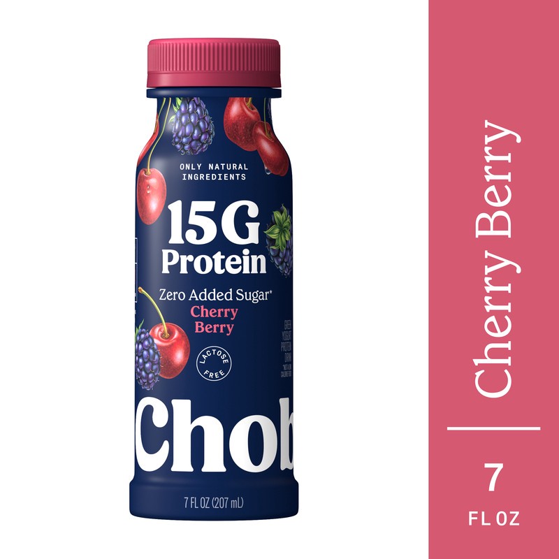 slide 3 of 5, Chobani 15G Protein Drink Cherry Berry, 7 fl oz