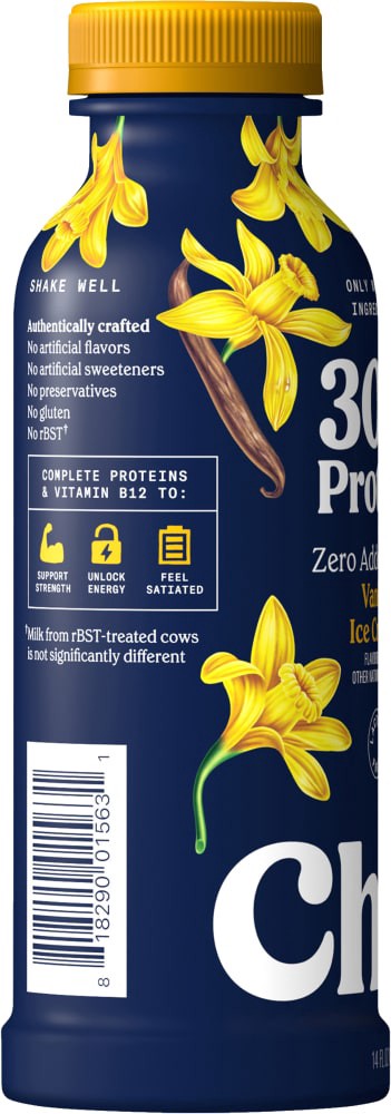 slide 3 of 6, Chobani Vanilla 30G Protein Drink 14 oz, 14 fl oz
