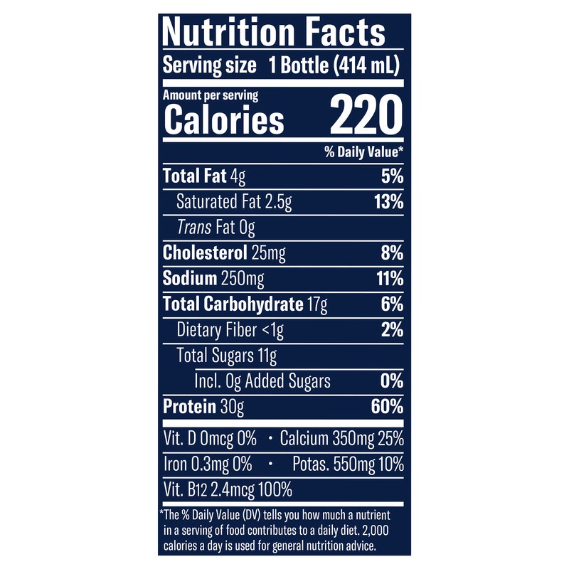 slide 3 of 5, Chobani Vanilla 30G Protein Drink 14 oz, 14 fl oz