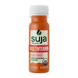 Suja Organic Multivitamin Shot with Fiber Strawberry Citrus