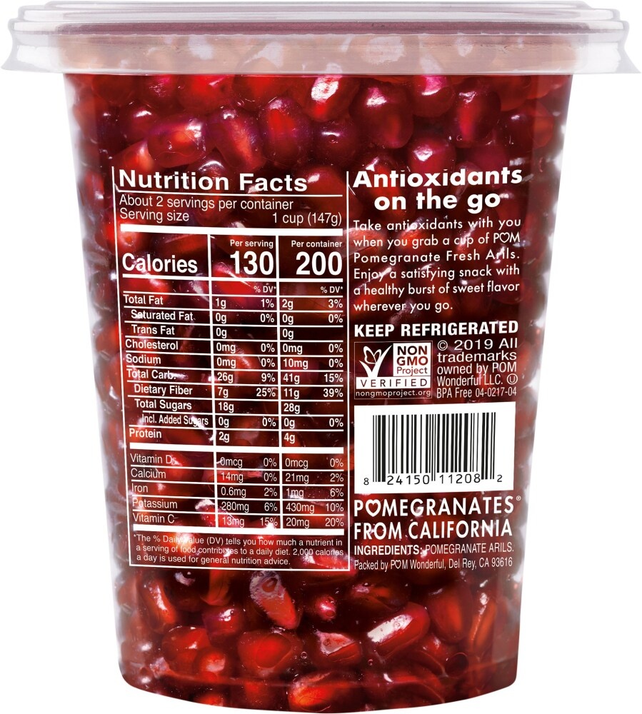 slide 2 of 2, Pom Poms Wonderful Pomegranate Arils, 8 oz