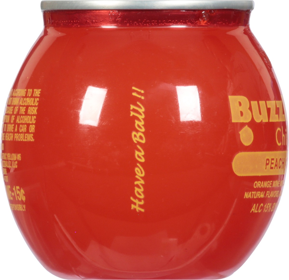 slide 9 of 11, BuzzBallz Peach Chiller Chillers 187 ml, 187 ml