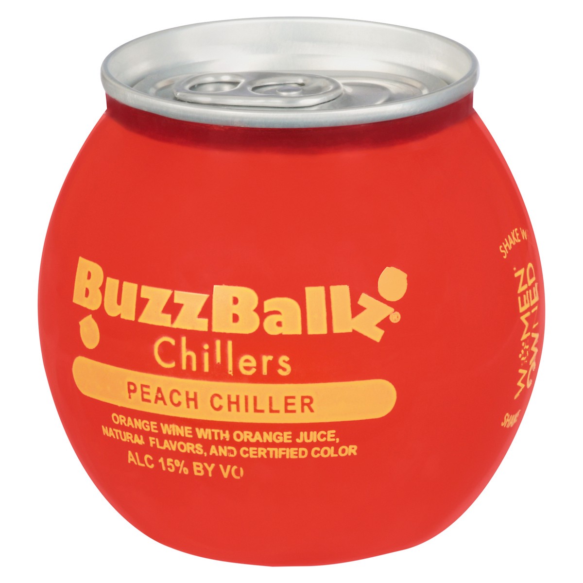 slide 5 of 11, BuzzBallz Peach Chiller Chillers 187 ml, 187 ml
