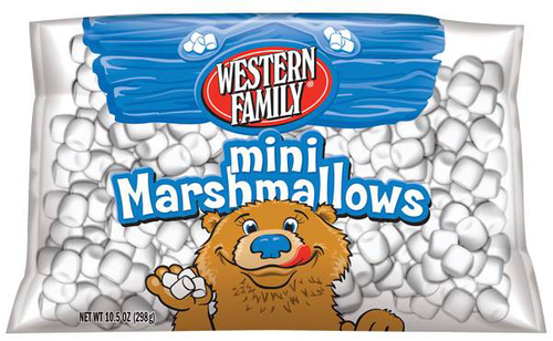 slide 1 of 1, Western Family Mini Marshmallows, 10.5 oz