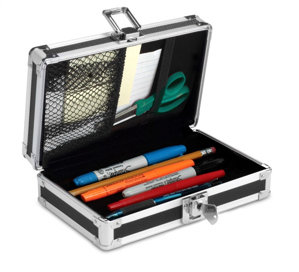 slide 2 of 6, Vaultz Locking Pencil Box, Basic Assortment, 1 ct