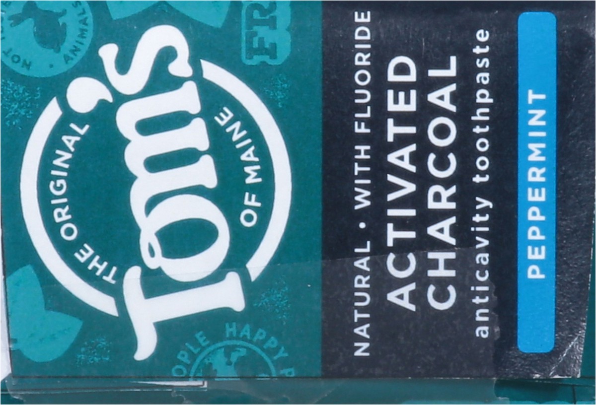 slide 15 of 17, Tom's of Maine Tom’s of Maine Natural Activated Charcoal Toothpaste with Fluoride, 4 oz