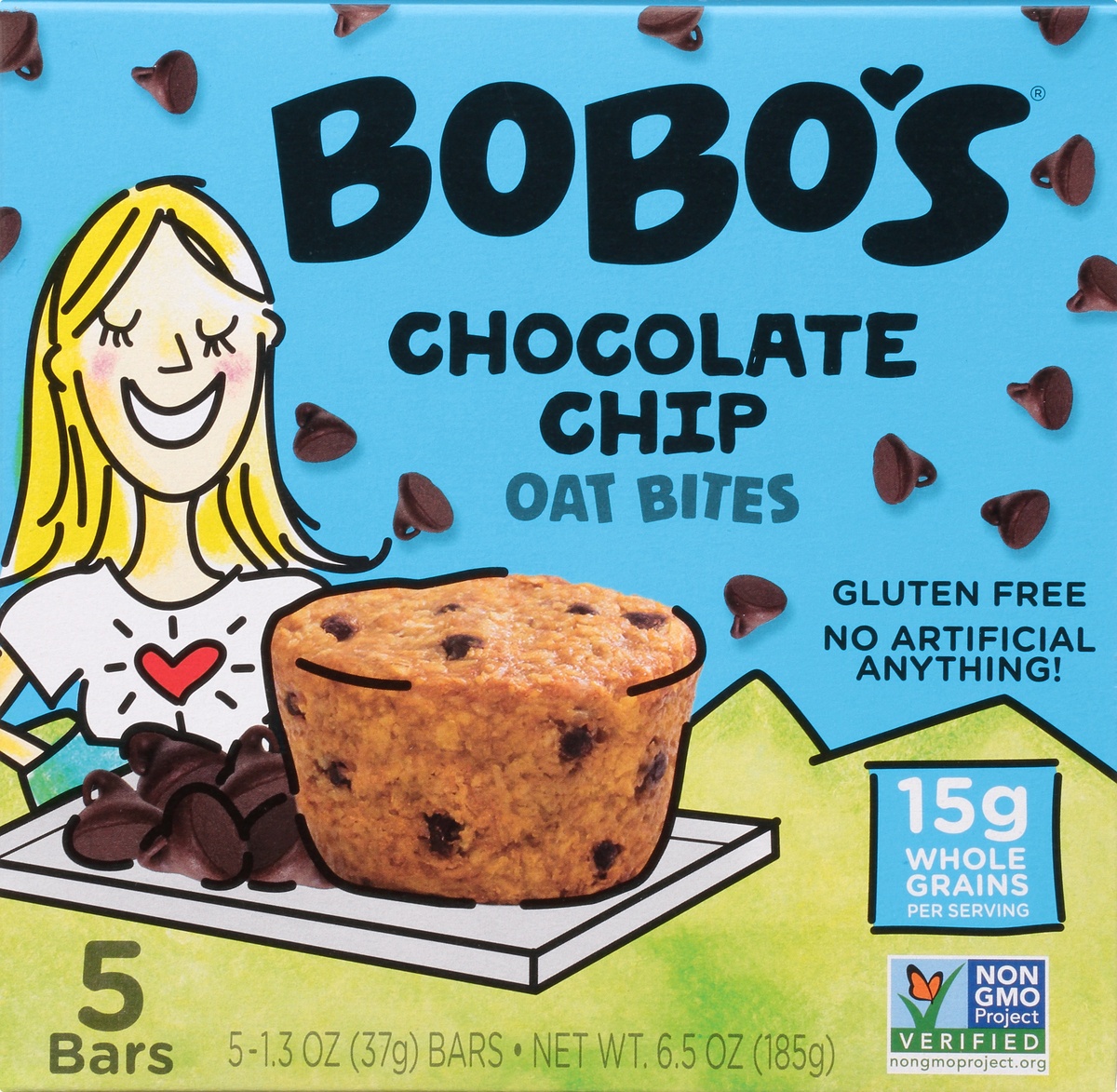 slide 3 of 10, Bobo's Chocolate Chip Oat Bites 5 - 1.3 oz Oat Bites, 5 ct