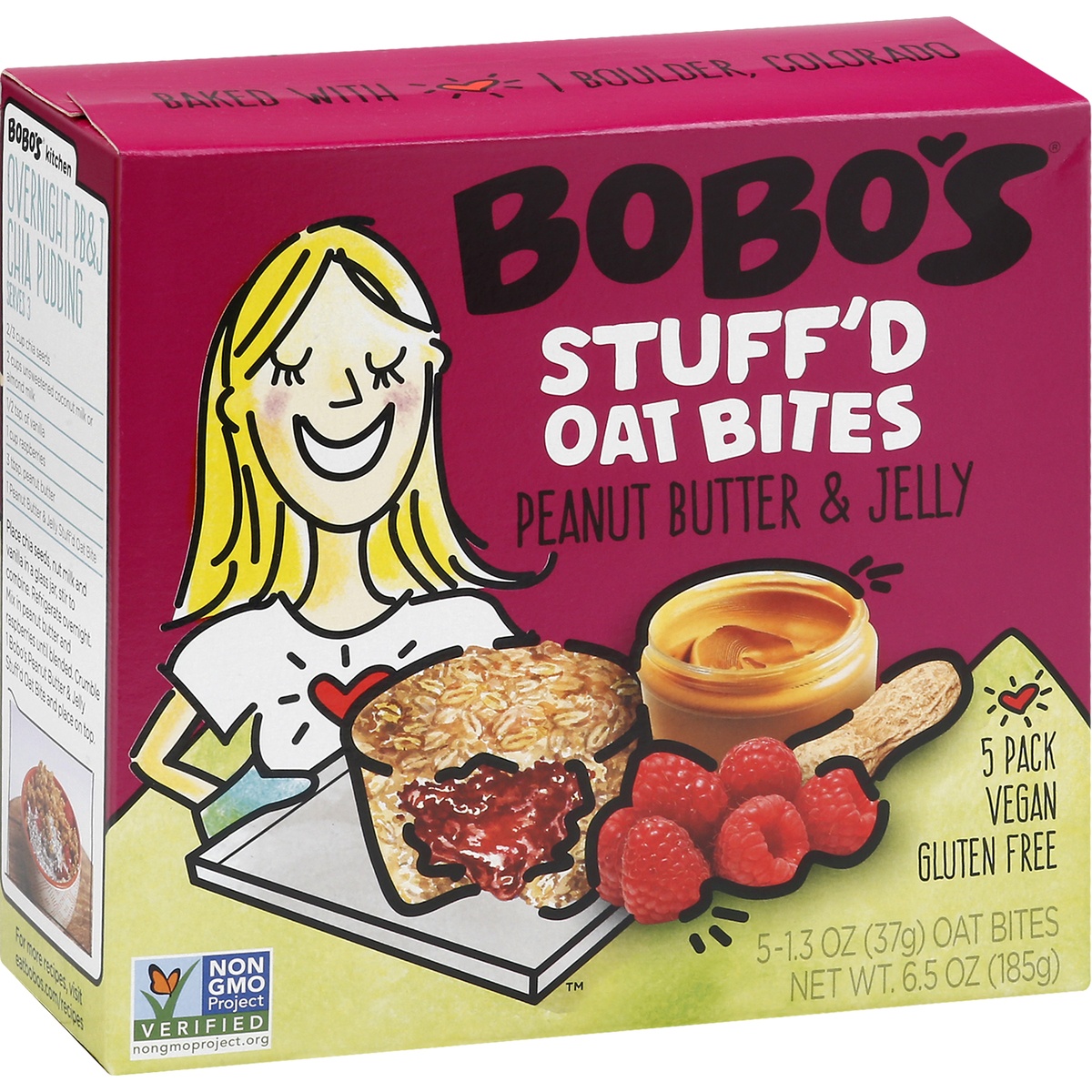 slide 2 of 10, Bobo's Bites - Peanut Butter & Jelly, 6.5 oz