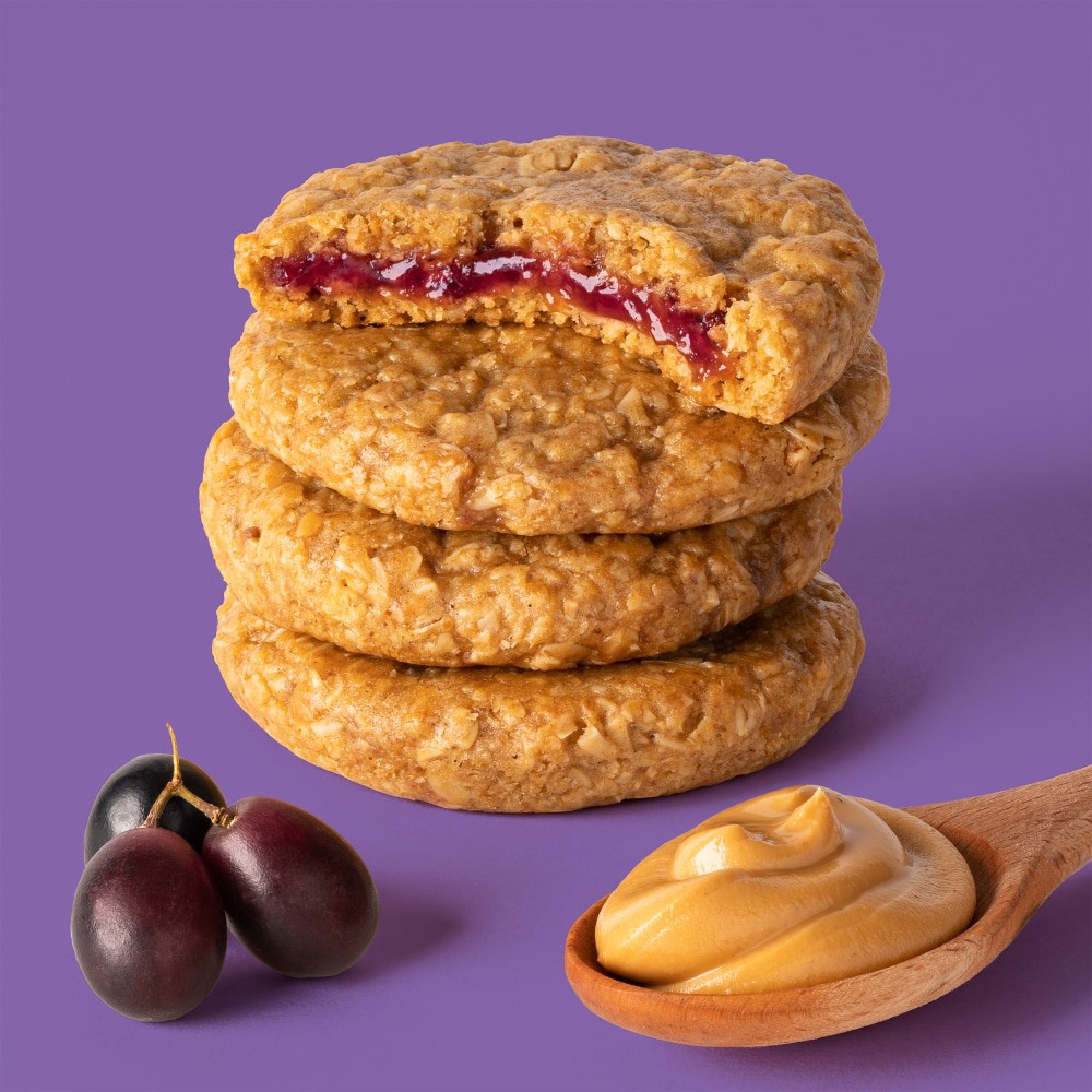 slide 3 of 4, Bobo's Grape Peanut Butter & Jelly Oat Snack, 2.1 oz
