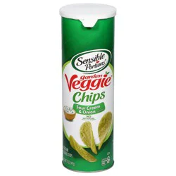 Sensible Portions Garden Veggie Chips Sour Cream & Onion Potato Crisps 5 oz. Canister