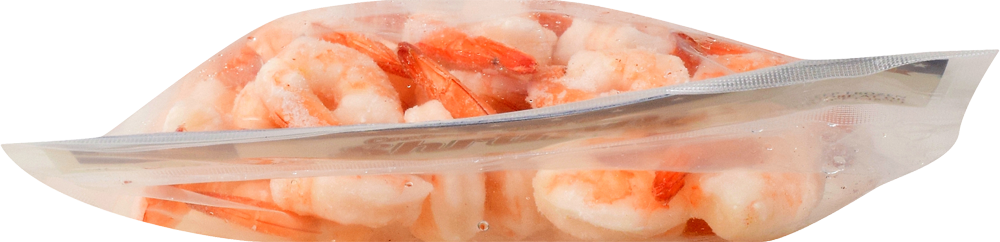 slide 3 of 4, Great American Seafood Cooked - Tail On Shrimp, 1.25 lb