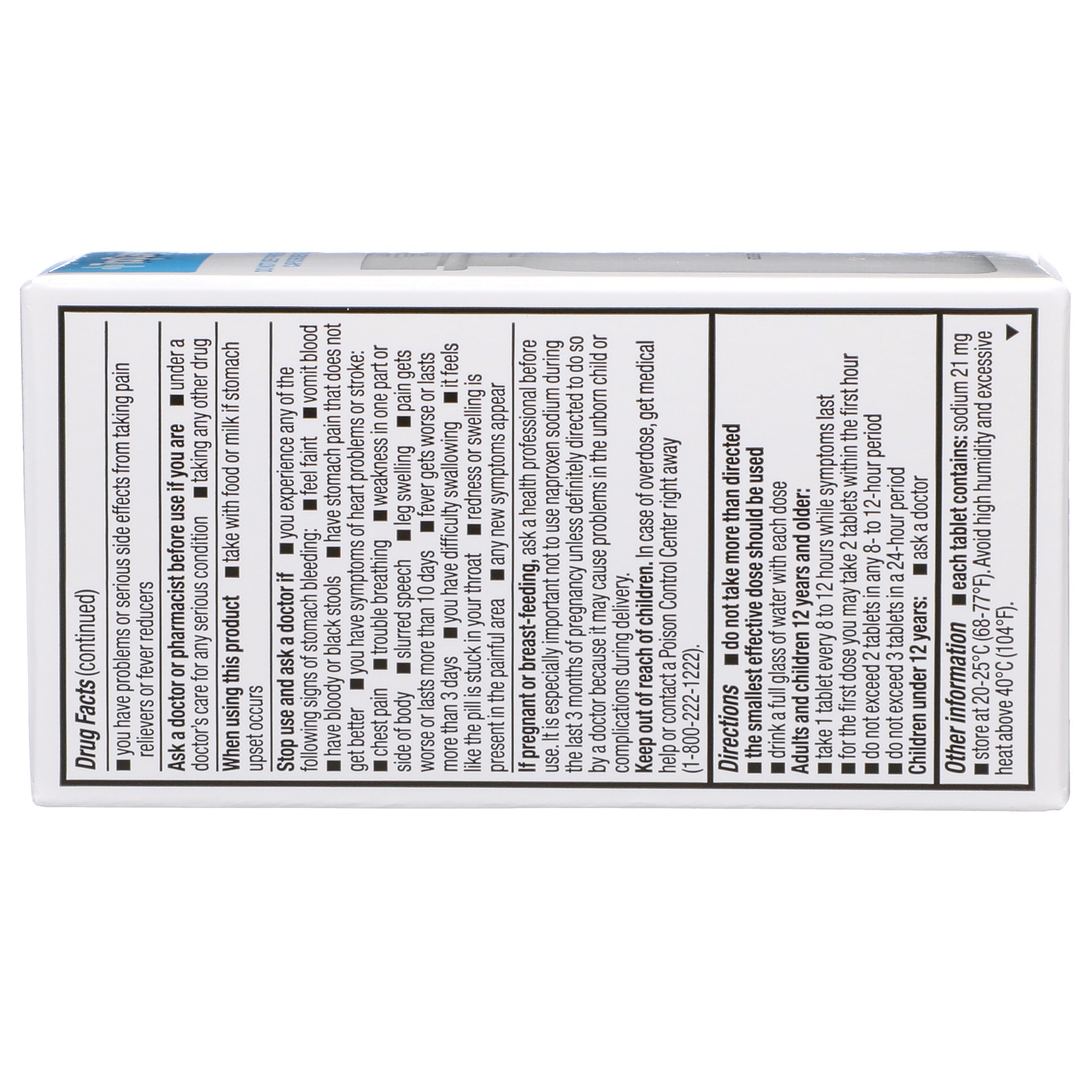 slide 5 of 6, TopCare Naproxen Sodium Tablet, 50 ct