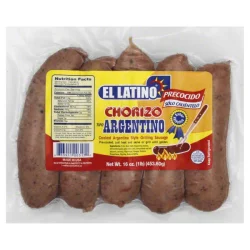 El Latino Tipo Chorizo Argentino Sausages 6 Count