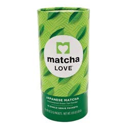 Matcha Love Japanese Matcha Unsweetened Green Tea Single Serve Packets - 15 ct