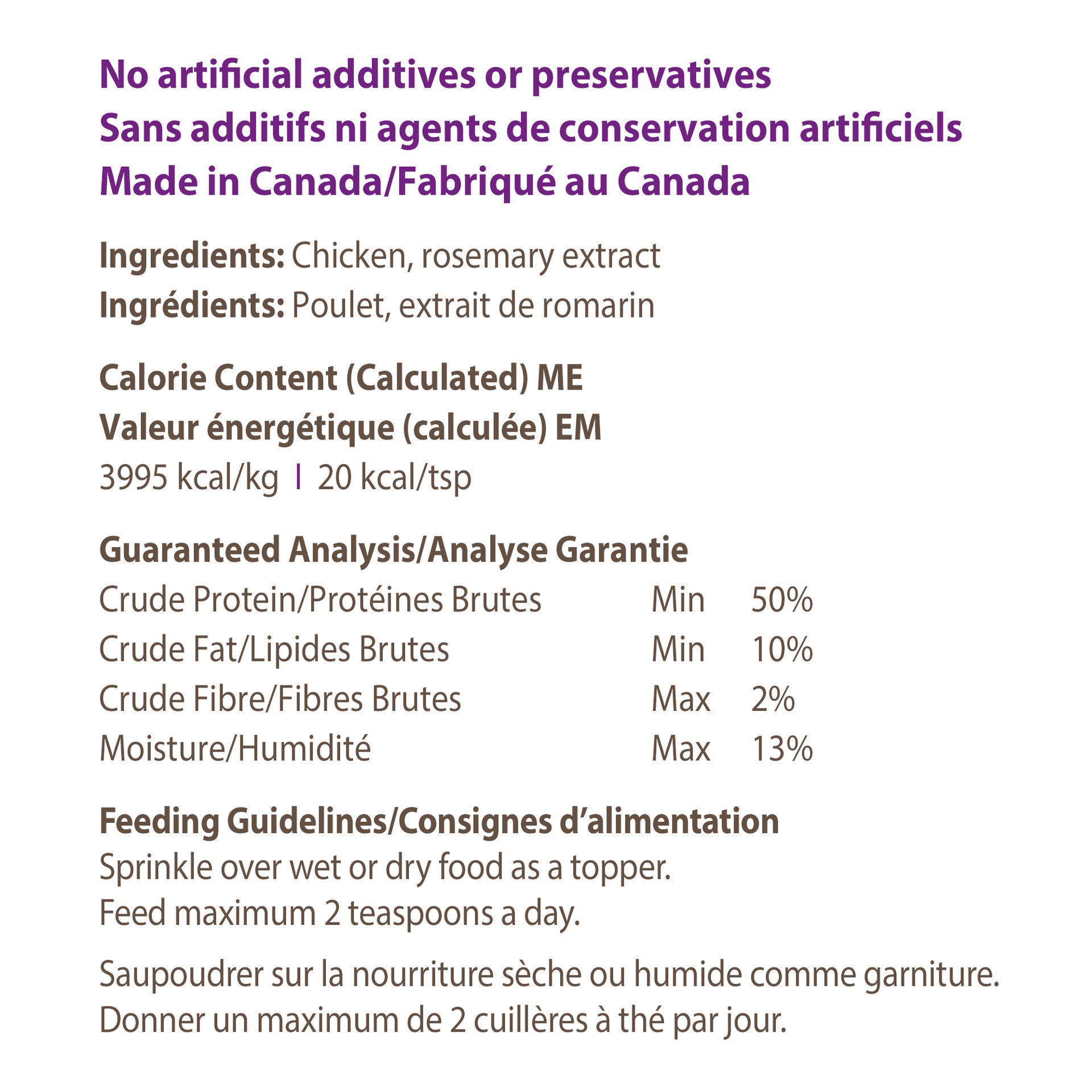 slide 6 of 6, Chicken Sprinkles, 4.2 oz