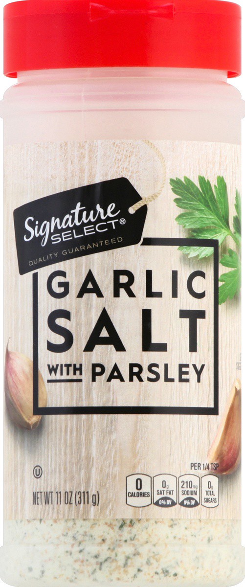 slide 6 of 7, Signature Select Garlic Salt 11 oz, 