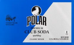 Polar Club Soda - 6 ct; 12 oz
