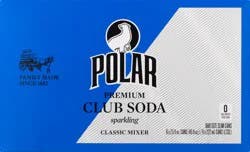 Polar Club Soda - 6 ct; 12 oz