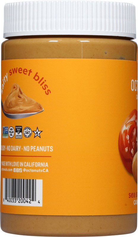 slide 5 of 5, Octonuts Sea Salt Caramel Cashew Butter 16 oz, 16 oz