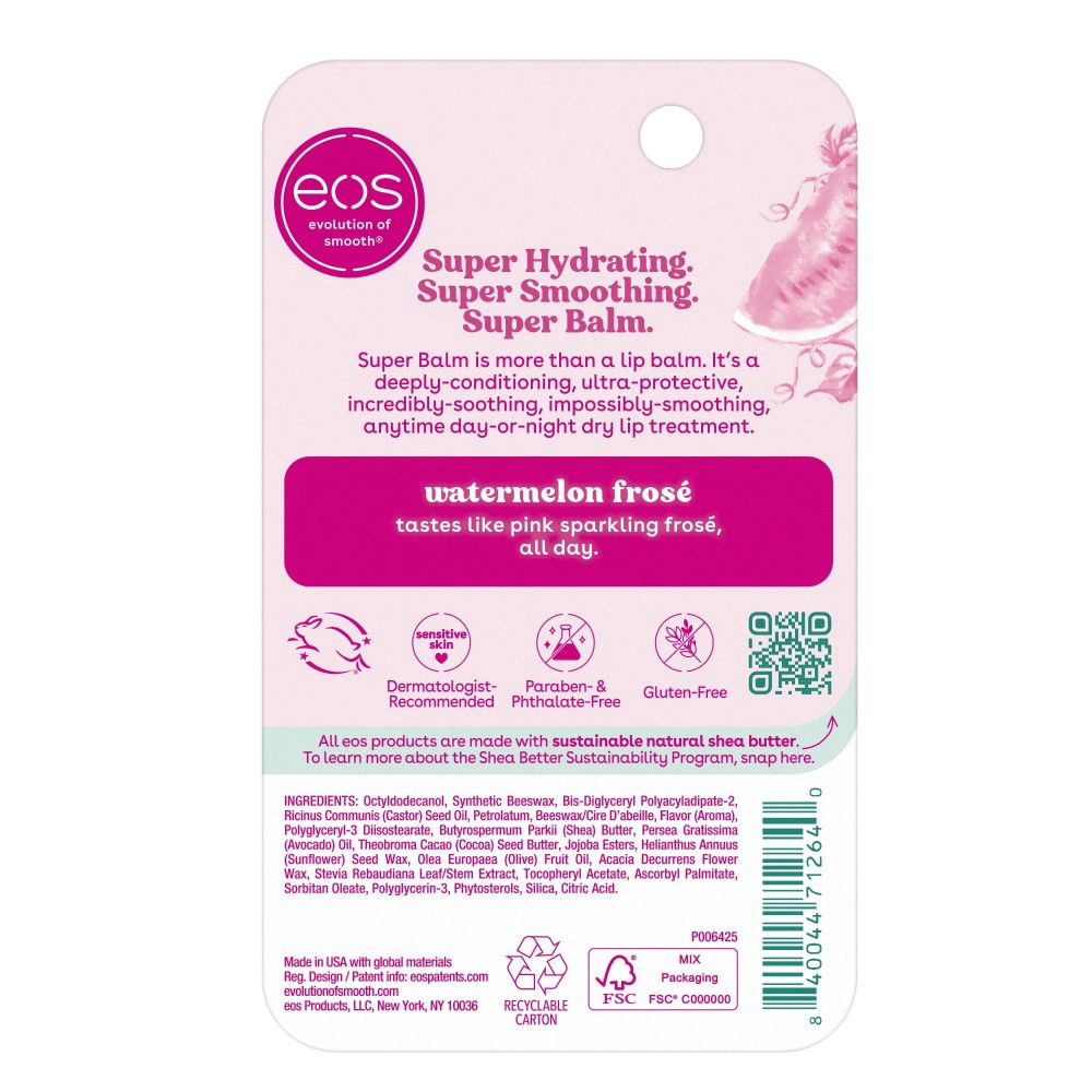 slide 2 of 2, eos Watermelon Super Lip Balm, 0.35 oz