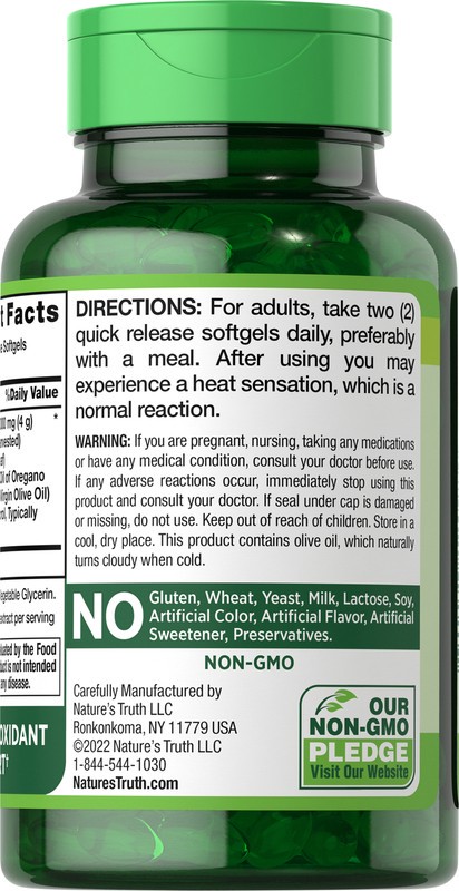 slide 2 of 5, Nature's Truth 4000 mg Oil of Oregano, 150 ct