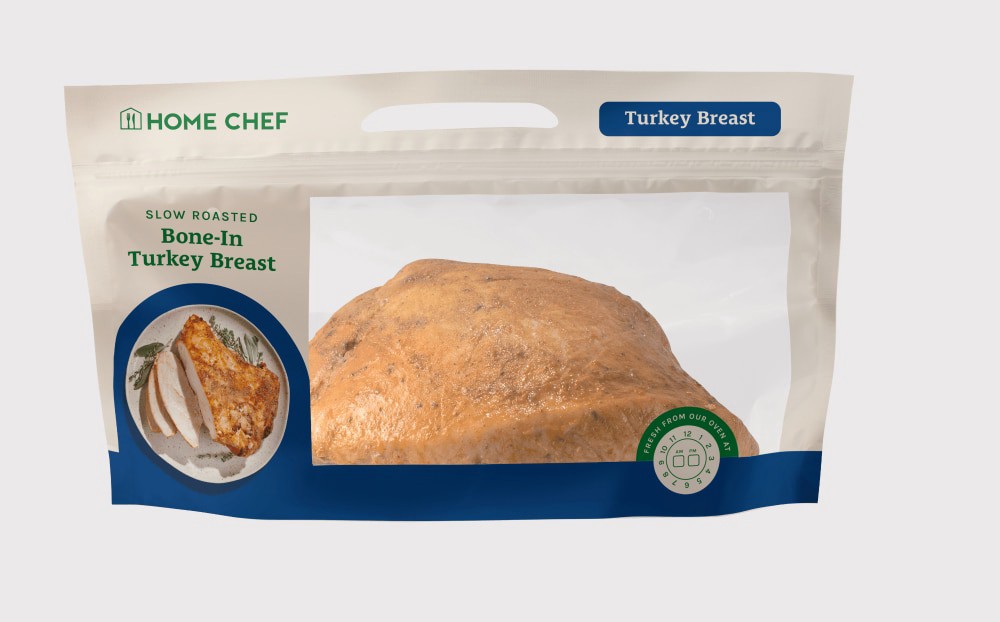 slide 3 of 3, Home Chef Bone-In Turkey Breast, 1 ct
