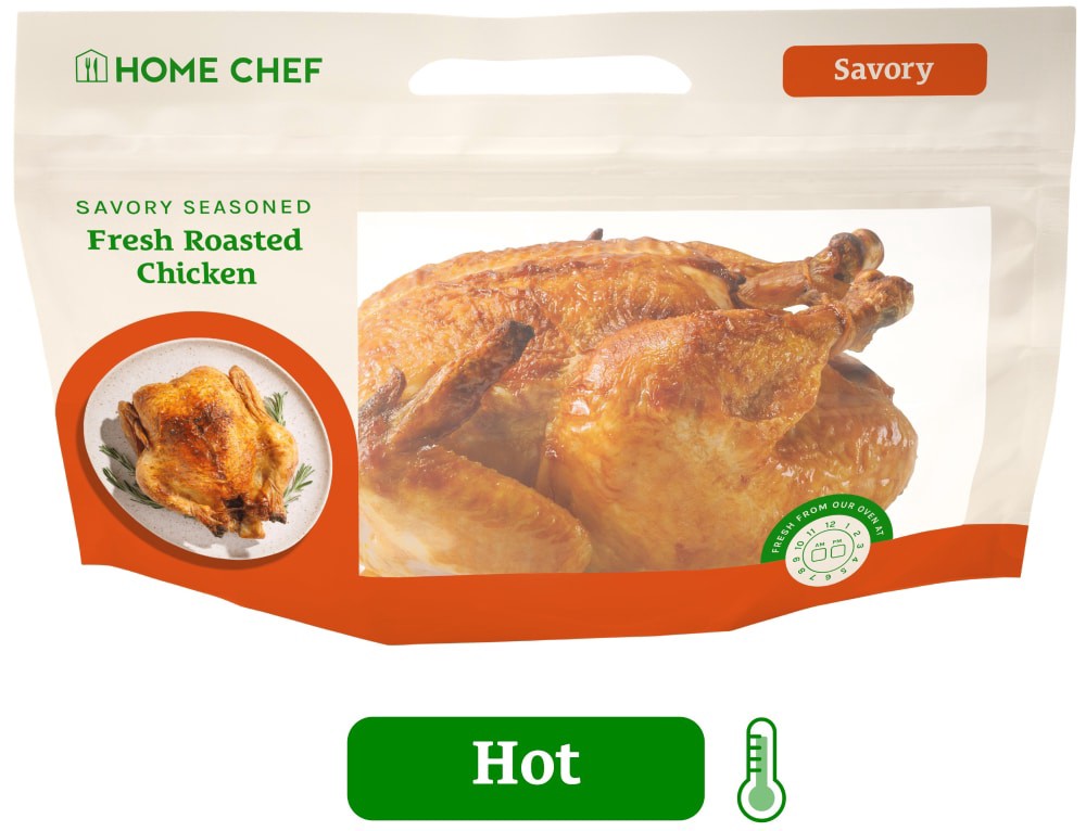 slide 4 of 4, Home Chef Savory Roasted Whole Chicken (Not Available Before 11:00 Am Daily), 32 oz