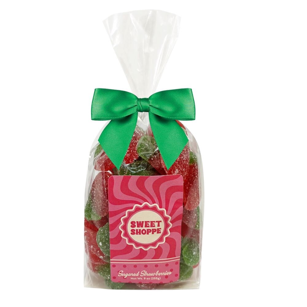 slide 2 of 2, Sweet Shoppe Sugared Strawberries Candy, 9 oz