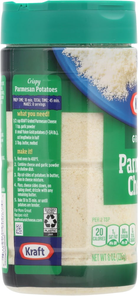 slide 3 of 4, Kraft Grated Parmesan Cheese Shaker Bottle, 8 oz
