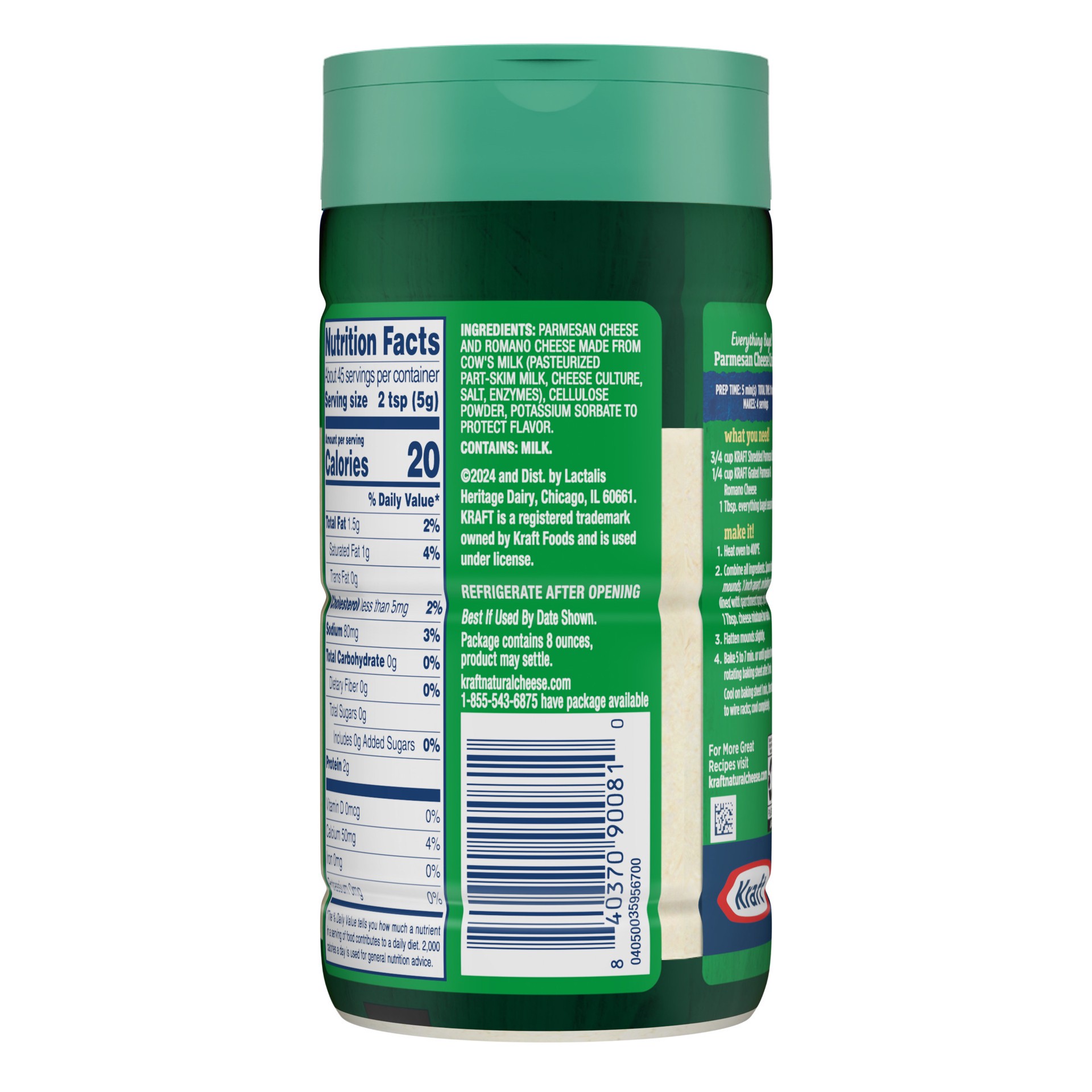 slide 4 of 6, Kraft Grtd Parm/rmno, 8 oz