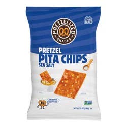 Pretzelized Snacks Pretzel Sea Salt Pita Chips 7 oz