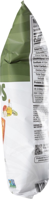 slide 3 of 5, Pretzelized Snacks Chips Pretzel Pita Mediterranean - 7 Oz, 7 oz