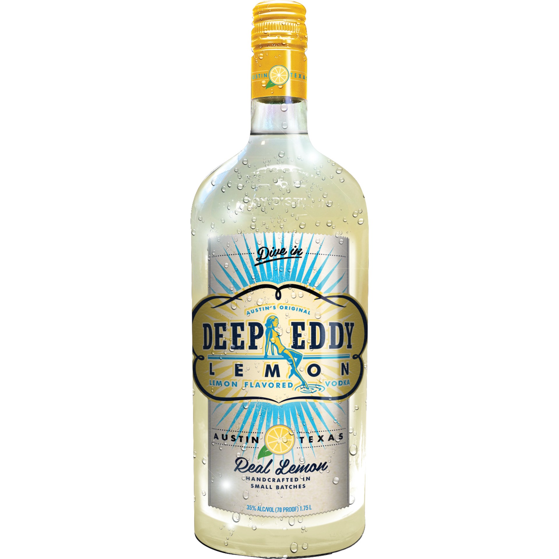 slide 1 of 3, Deep Eddy Lemon Flavored Vodka 1.75 L, 1.75 liter
