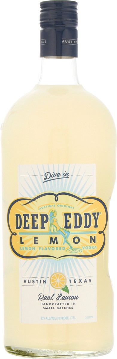 slide 1 of 3, Deep Eddy Lemon Flavored Vodka 1.75 lt, 1.75 liter