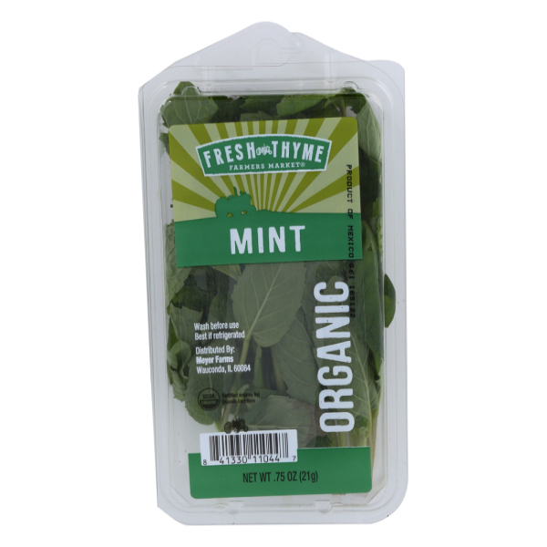 slide 1 of 1, Fresh Thyme Organic Mint, 1 ct