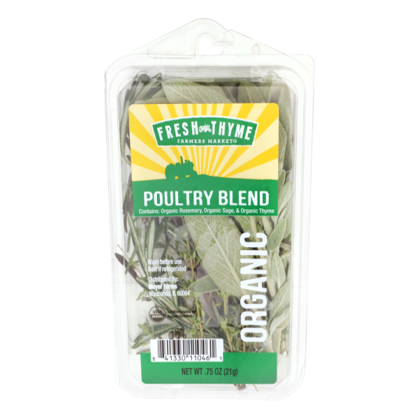 slide 1 of 1, Fresh Thyme Organic Poultry Blend, 1 ct