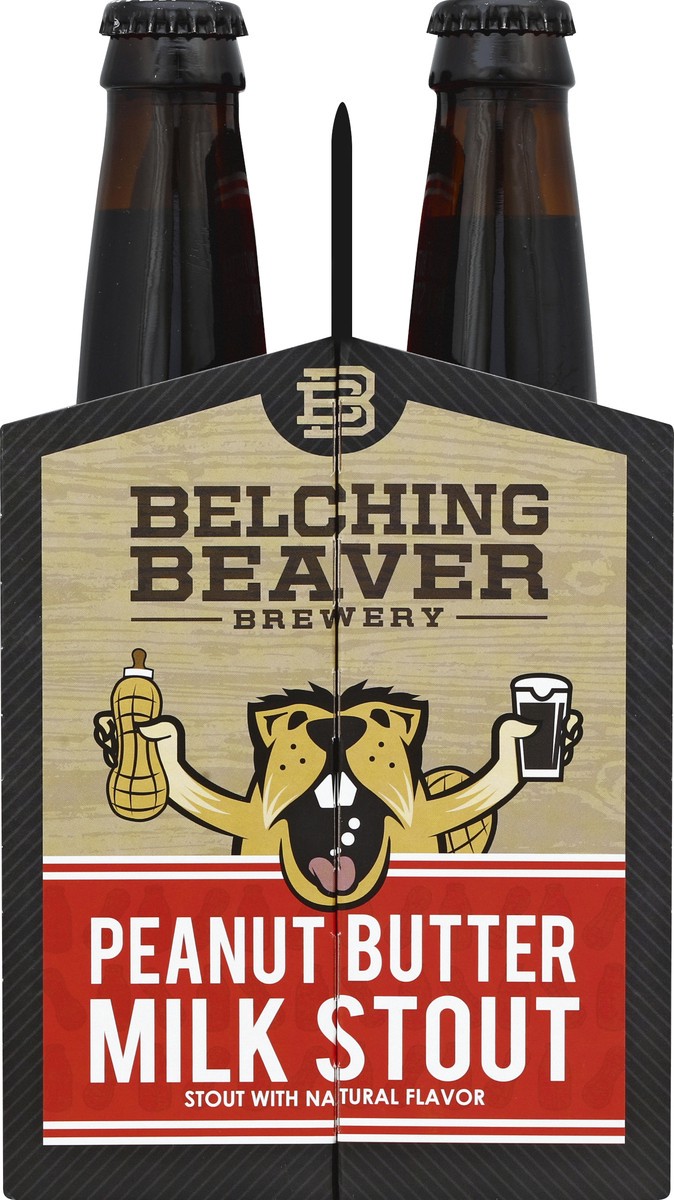 slide 3 of 4, Belching Beaver Peanut Butter Milk Stout Bottles, 6 ct; 12 oz