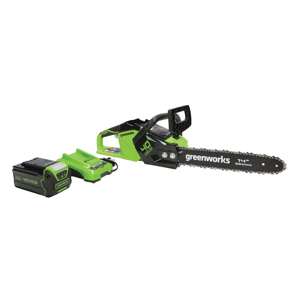 slide 4 of 4, Greenworks Brushless Chainsaw, 1 ct