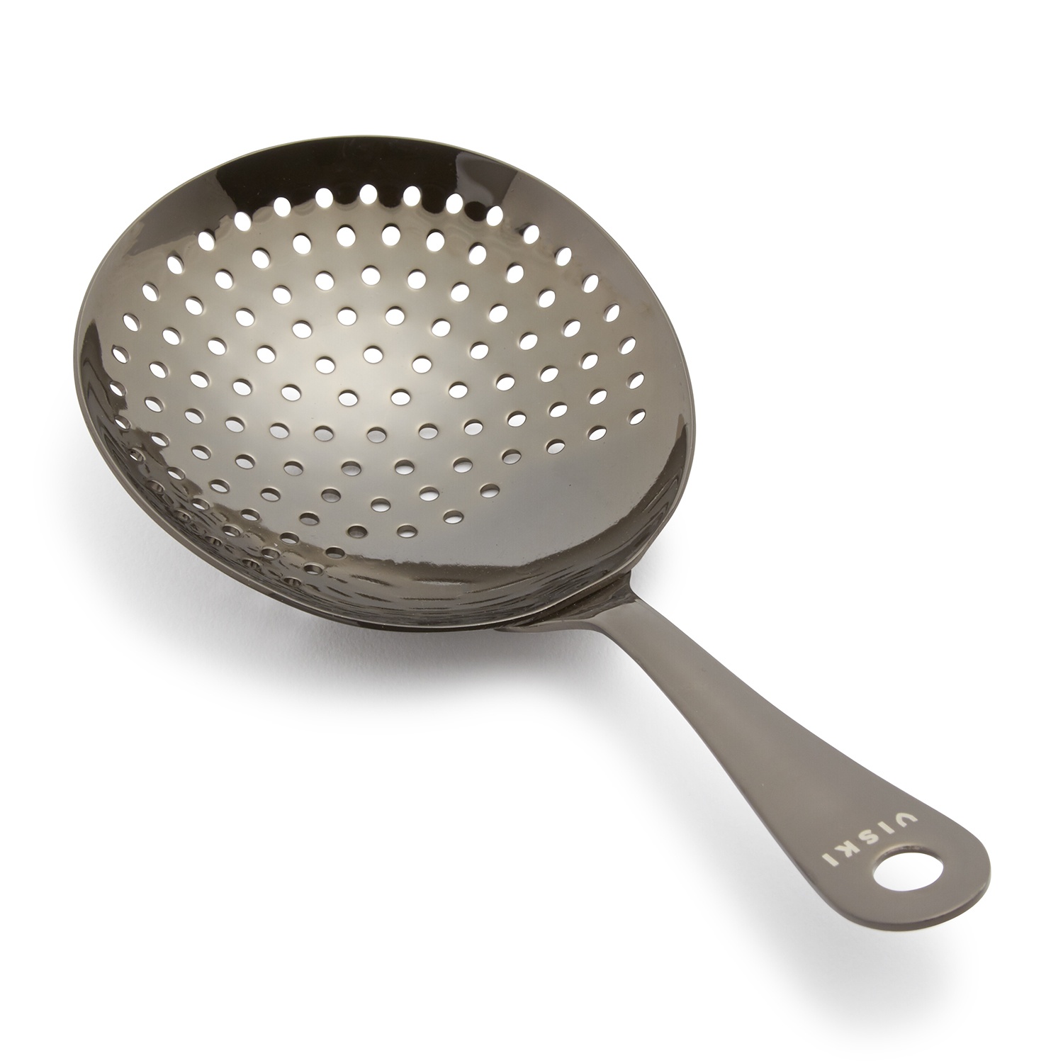 slide 1 of 1, True Brands Viski Professional Julep Strainer, Gunmetal, 1 ct